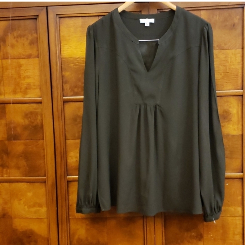 Cadeau Elegant Green  Women's Maternity Blouse Size Large